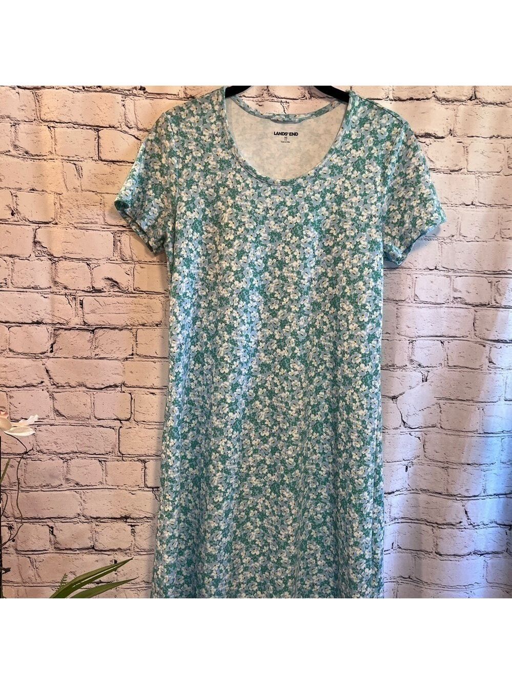 Lands End summer floral dress size XS in EUC